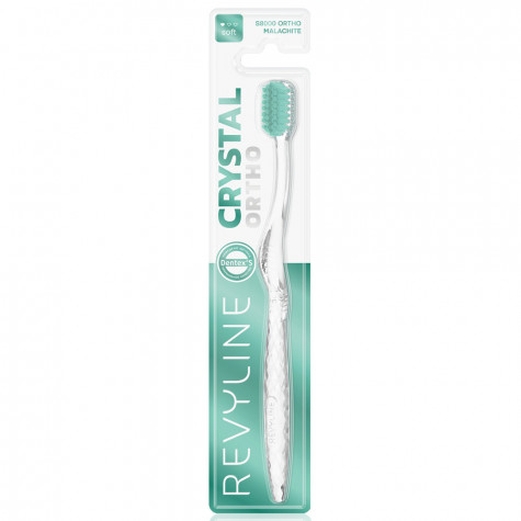 Зубная щетка Revyline S8000 Crystal Ortho Malachite
